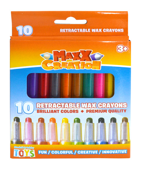 MaxxCreation 8 Glitter Jumbo Crayons